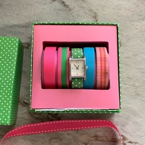 Vera Bradley watch with interchangeable bands